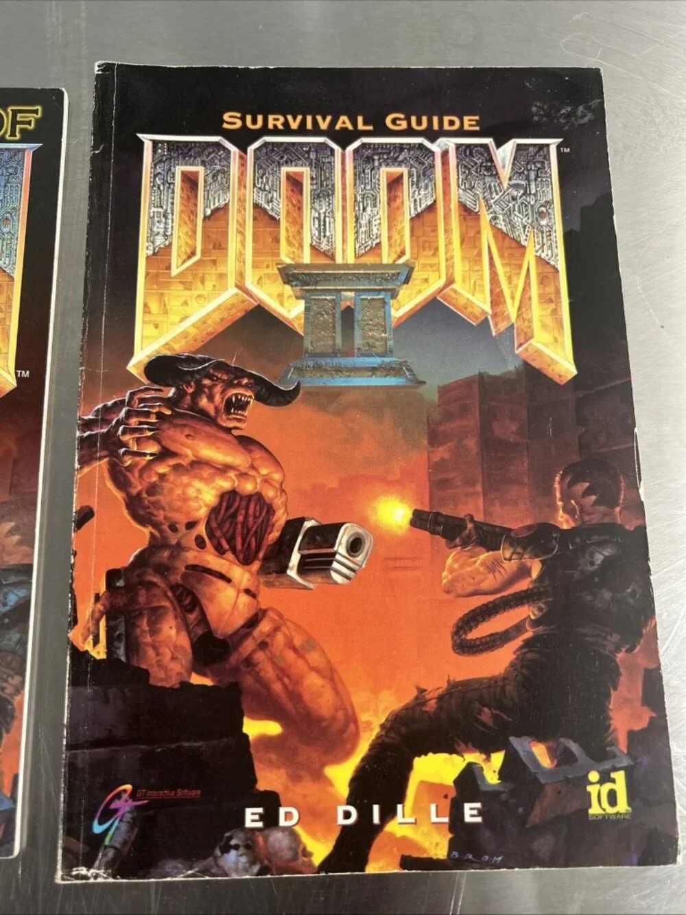 Doom II 2 Official Game Strategy + The Depths of Doom Trilogy Instruction Manual